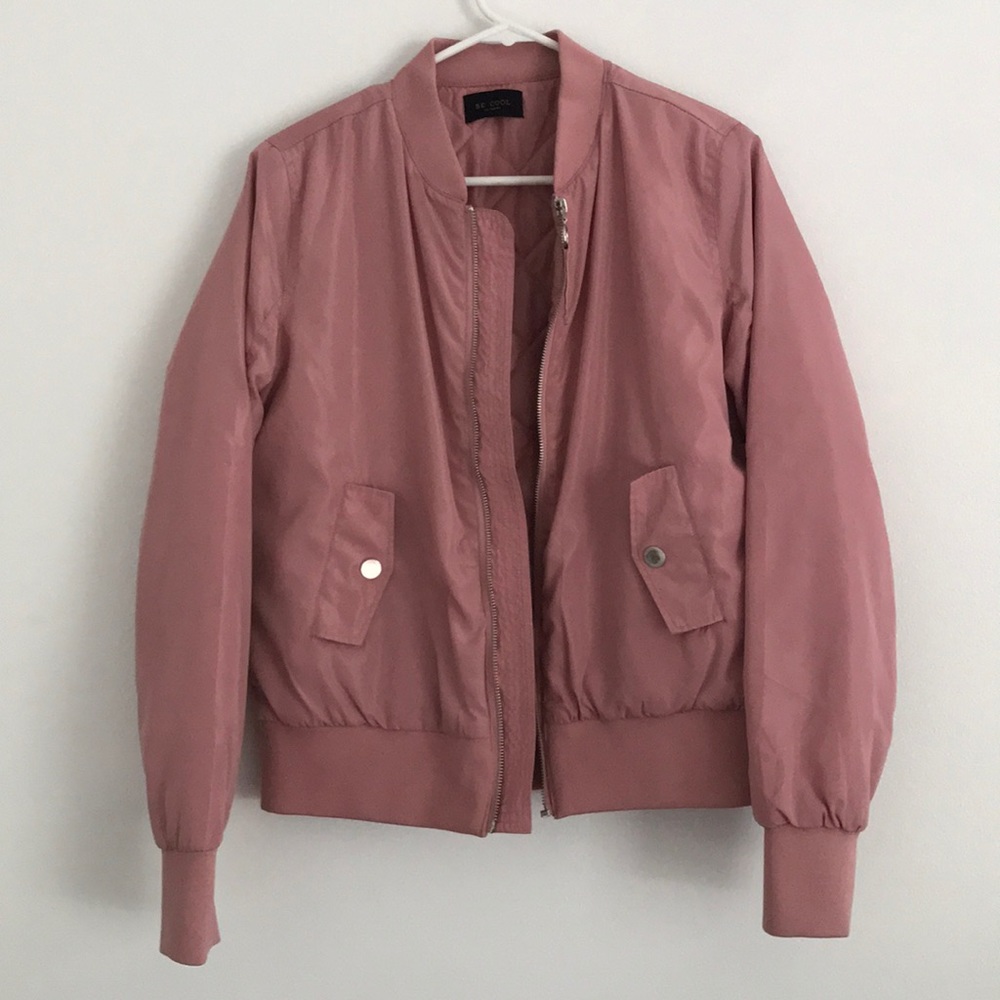 Blush Bomber Jacket